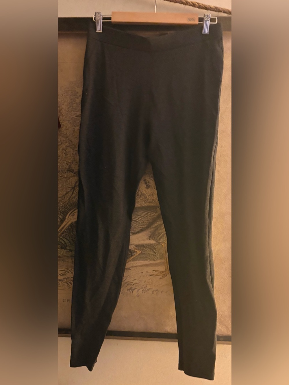 * Betabrand Charcoal Gray Skinny Leg Leggings DPYP Pants SZ Medium *